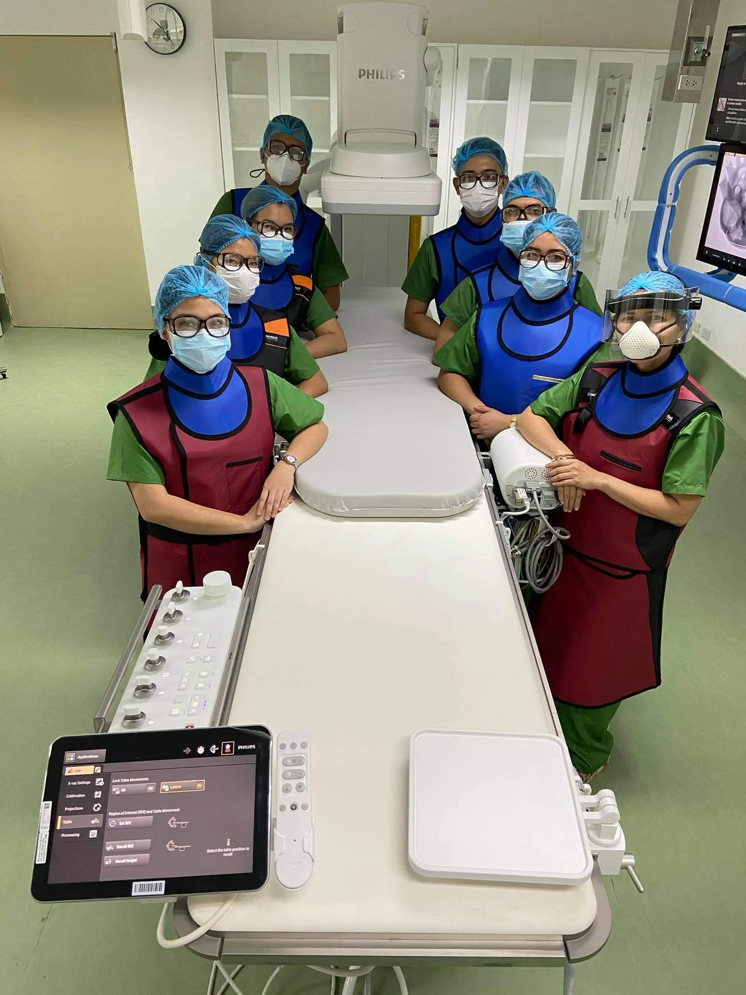 PMSH Cath Lab heart care team
